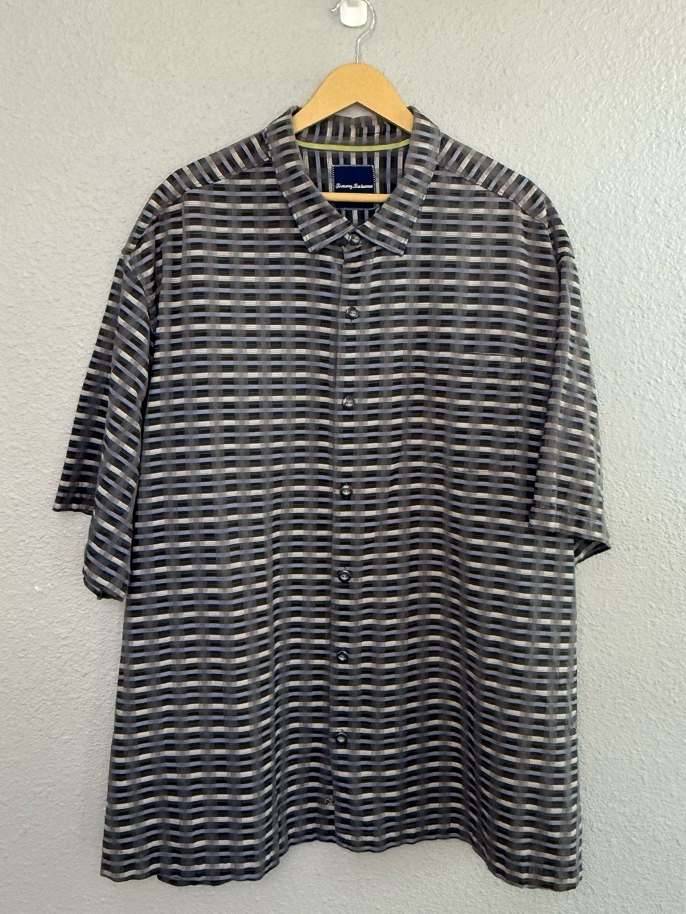Tommy Bahama | Pixel in Paradise Camp Shirt |Silk/Cotton Blend | Size 3XB